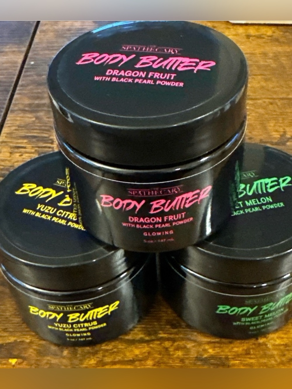 Set of 3 Body Butters Set — Dragon Fruit, Yuzu Citrus & Sweet Melon